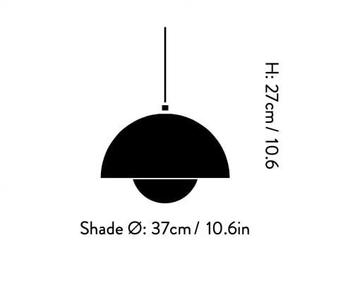 &TRADITION - FLOWERPOT VP7 MUSTARD - Metal pendant lamp by In Stock - view 3